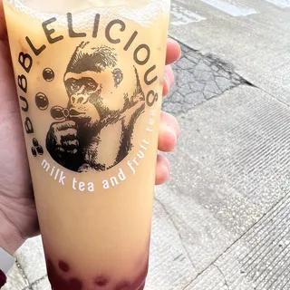 Strawberry Jasmine Milk Tea