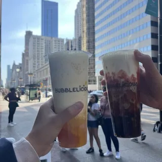 Strawberry Matcha Latte