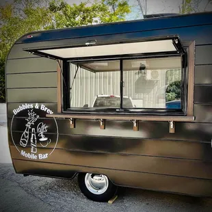 the outside of a mobile bar