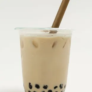 a cup of bubble tea