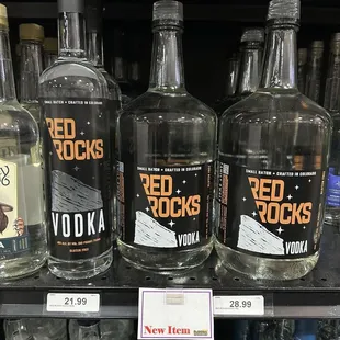 Yes. They just got in the Red Rocks Vodka!  It's so smooth!