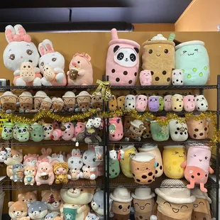 They have so many cute Boba plushies