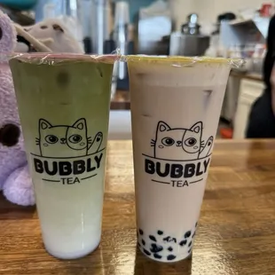 Lavender Rose Milk Tea Lavender Matcha Latte