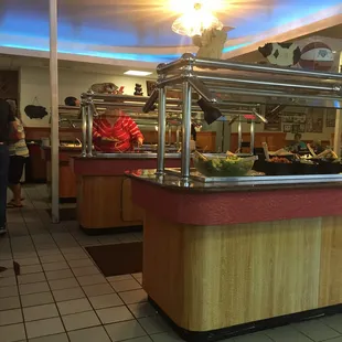 One side of the buffet
