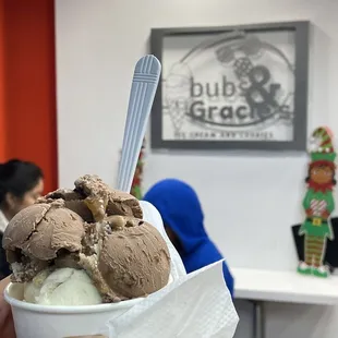 Banana pudding &amp; caramel cookie dough