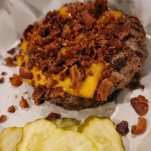 1/2 pounder - no bun.