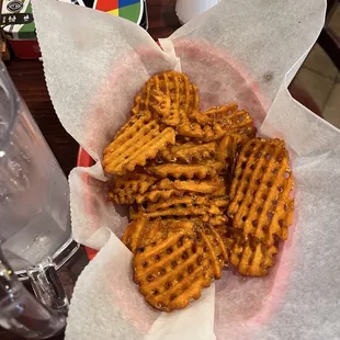 sweet potato waffle fries
