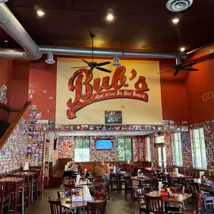 The place was pretty empty when we arrived with our party of 10. There was a couple in the dining room.