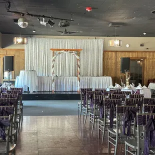 Irish Festival Hall Wedding Ceremony.