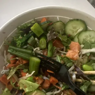 a bowl of salad