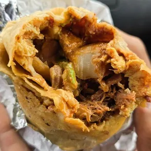 We ordered this before the no values festival in Pomona. This thing lasted us all day. Big and tasty.