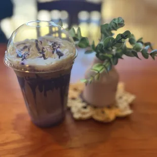 Iced Ube Latte