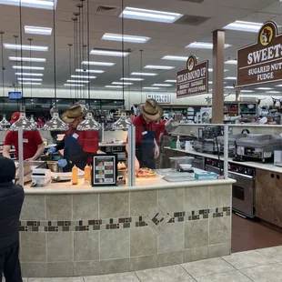 Brisket being made fresh