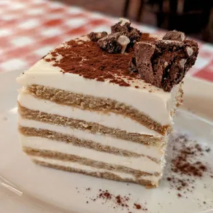 Tiramisu. Lunch portion. $9.99.