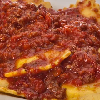 Ravioli with Meat Sauce