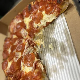 Pepperoni pizza