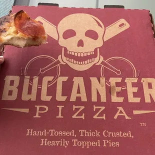 Thinnest pepperoni  fresh thick crust and savory cheese