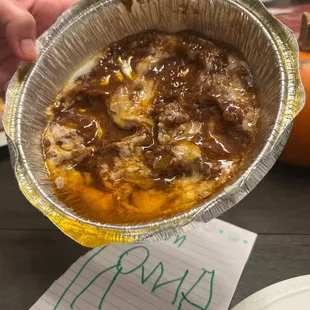 What the cinnamon knots came in