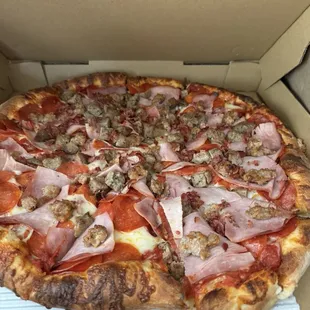 Excellent pizza