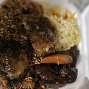 Brown stew chicken