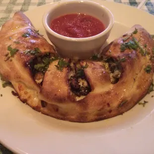 Greek Garden Calzone