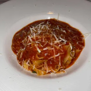 Linguine Bolognese
