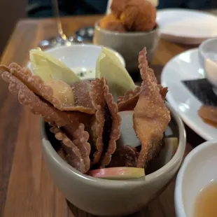 Kabocha squash wonton