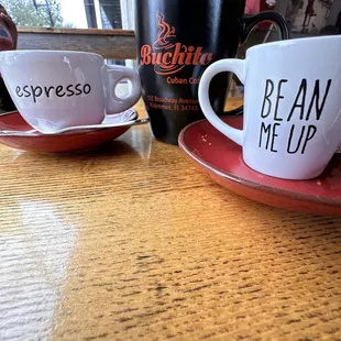 Cuban coffee, cortadito, and cafe con leche