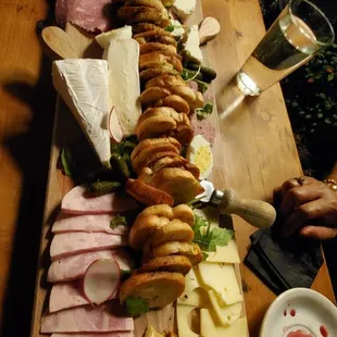 The meats were very good.