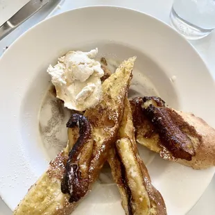 Bananas Foster French Toast