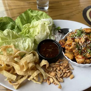 Thai Chicken Lettuce Wraps