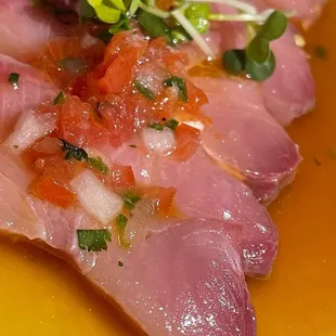 Hamachi Crudo