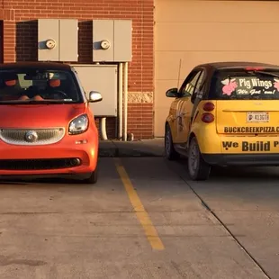 two smart cars