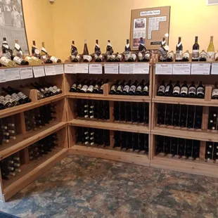 Their wine selection