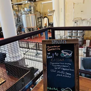 Specials at Ministry of Brewing