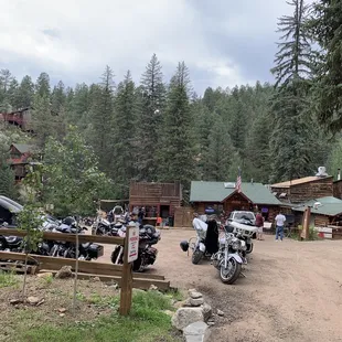 Outside