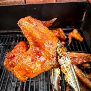 Watermelon Hot Sauce Chicken Wings