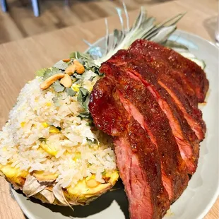 Pineapple rib fried rice.