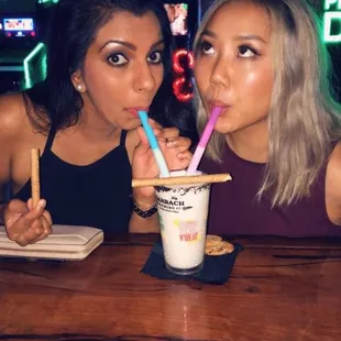 Cookie Monster milkshake