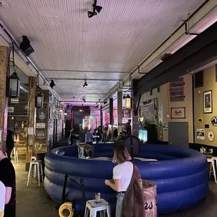 the inside of a restaurant