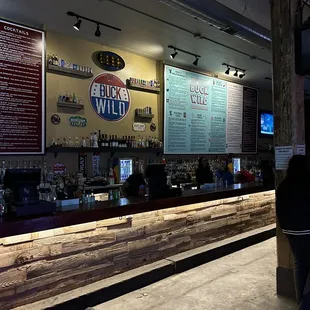 a man sitting at the bar