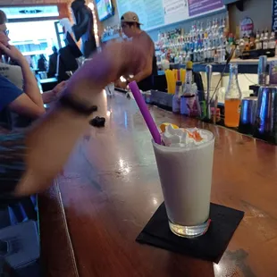 One Eyed Willie! Captain Morgan, Licor 43, Malted Milk, Ice Cream