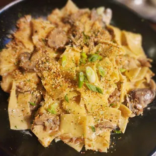 Mushroom stroganoff