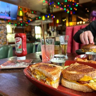 Pickle bacon grilled cheese