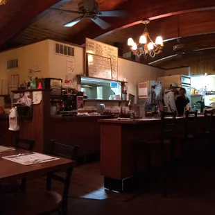 sushi and sashimi, interior