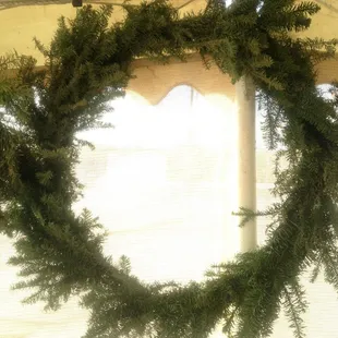 Fresh handmade large wreath