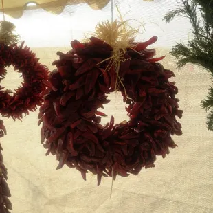 Handmade large hatch chili wreath