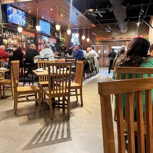 Interior of the restaurant