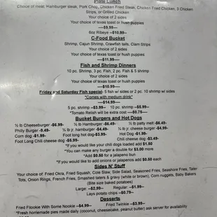 lunch/dinner