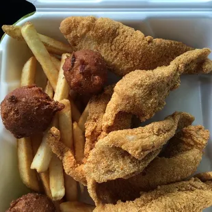 5 piece fish dinner